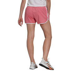 adidas Womens Marathon 20 Running Shorts Pink XS, Pink, rebel_hi-res