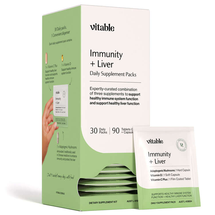 Vitable Immunity Liver Supplement Pack, , rebel_hi-res