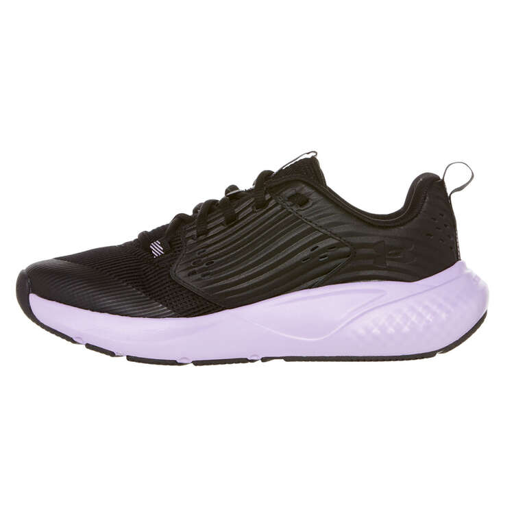 Under Armour Charged Commit 4 Womens Training Shoes, Black/Purple, rebel_hi-res