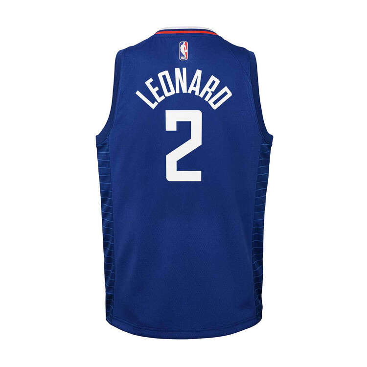 Nike Los Angeles Clippers Kawhi Leonard 2020/21 Kids Icon Swingman Jersey, Blue, rebel_hi-res