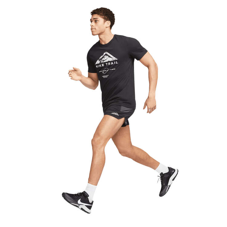 Nike Mens Trail Second Sunrise Brief-Lined 5-inch Running Shorts, Black, rebel_hi-res