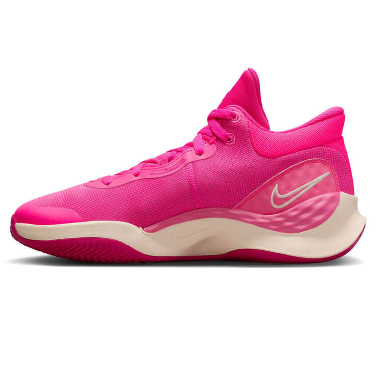Nike Renew Elevate 3 Basketball Shoes Pink/Beige US Mens 9 / Womens 10.5, Pink/Beige, rebel_hi-res