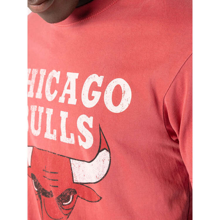 Chicago Bulls Big Logo Mens Tee, Red, rebel_hi-res