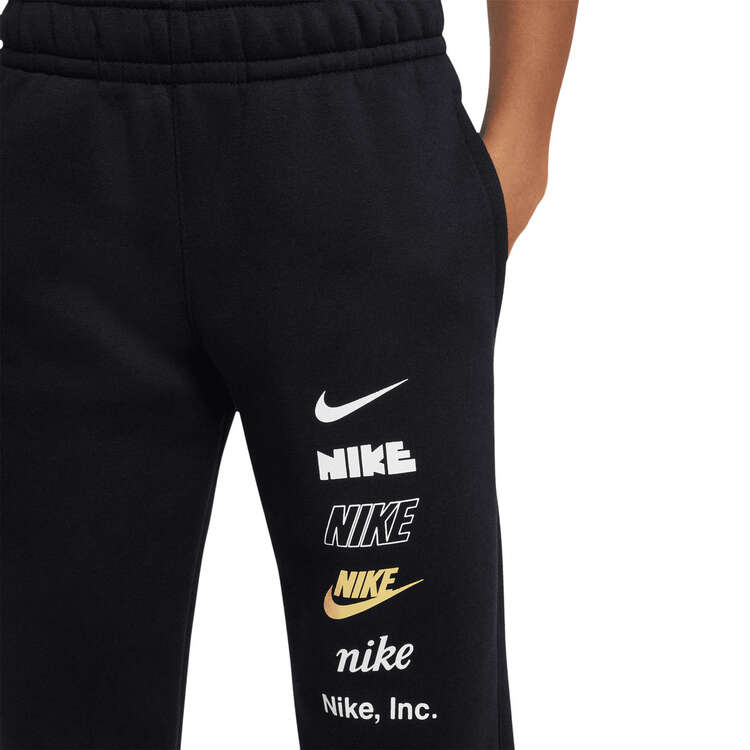 Nike Boys Sportswear Basketball Logo Jogger Pants, Black, rebel_hi-res