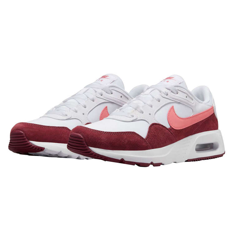 Nike Air Max SC Womens Casual Shoes, White/Red, rebel_hi-res