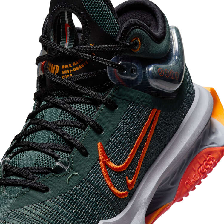 Nike Air Zoom G.T. Jump 2 Basketball Shoes, Green/Orange, rebel_hi-res