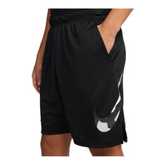 Nike Mens Sport Clash Training Shorts, Black, rebel_hi-res