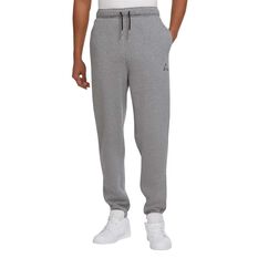 Jordan Essentials Mens Fleece Pants Grey S, Grey, rebel_hi-res