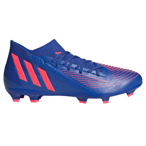 adidas Predator Edge .3 Football Boots, Blue/Red, rebel_hi-res