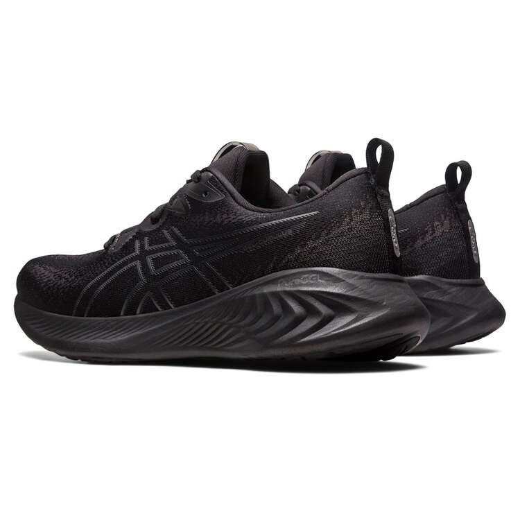 Asics GEL Cumulus 25 Womens Running Shoes Black/Grey US 6, Black/Grey, rebel_hi-res