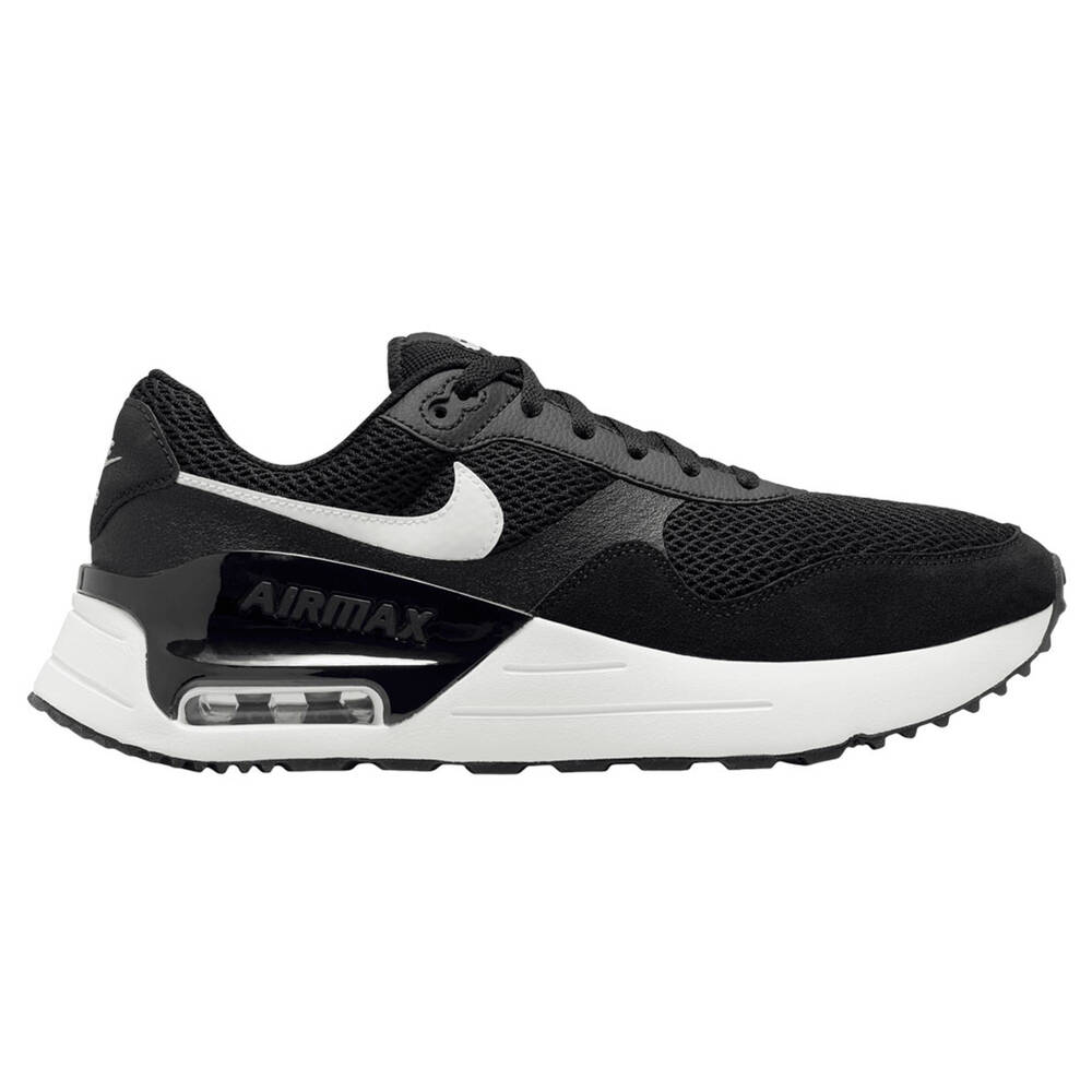 Nike Air Max SYSTM Mens Casual Shoes Black/White US 7 | Rebel Sport
