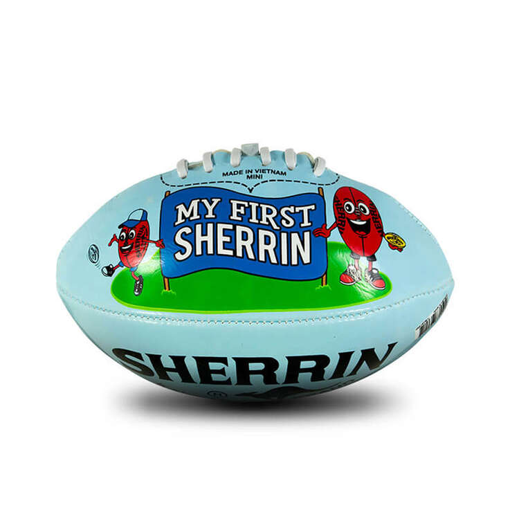 Sherrin AFL Super Soft Mini Ball - Blue, , rebel_hi-res