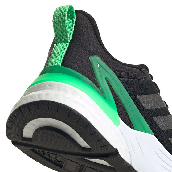 adidas Response Super 2.0 GS Kids Running Shoes, Black/Green, rebel_hi-res
