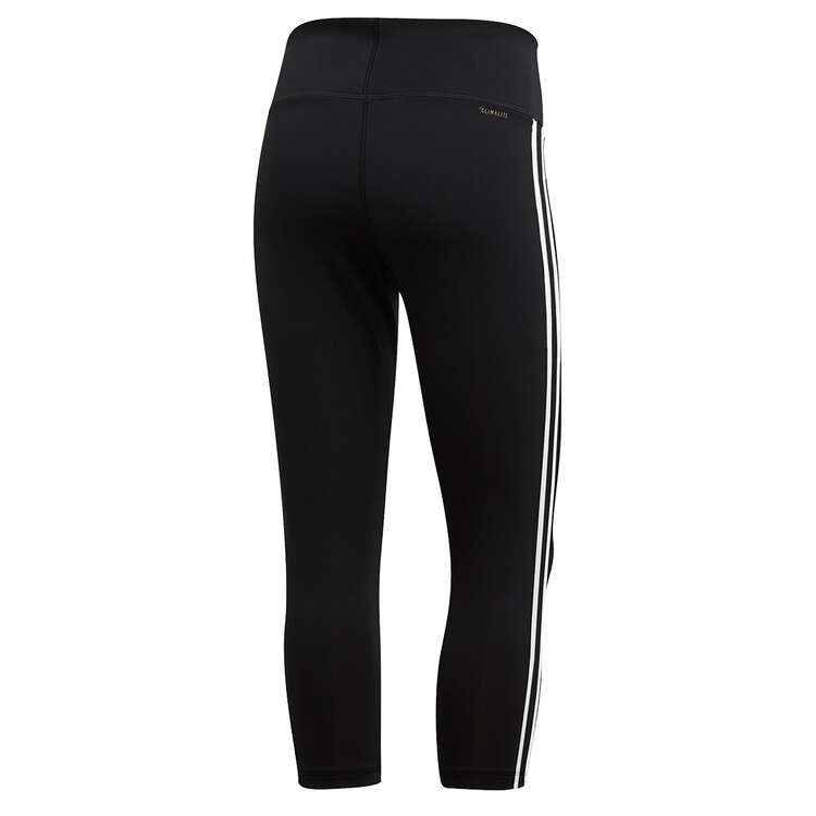 adidas Womens Designed to Move Climalite 3 Stripes 3/4 Tights