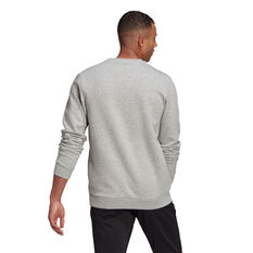 adidas Mens Big Logo Sweatshirt Grey XS, Grey, rebel_hi-res