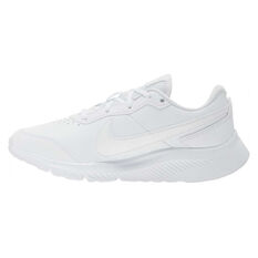 Nike Varsity Leather GS Kids Running Shoes White US 4, White, rebel_hi-res
