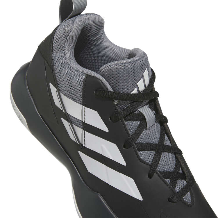 adidas Cross 'Em Up Select GS Kids Basketball Shoes, Black, rebel_hi-res