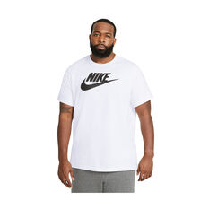 Nike Mens Sportswear Icon Futura Tee, White, rebel_hi-res