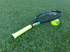 Head Ash Barty Kids Tennis Racquet Black / Purple 21 inch, Black / Purple, rebel_hi-res
