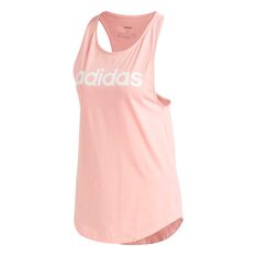adidas Womens Essentials Linear Tank Pink XS, Pink, rebel_hi-res