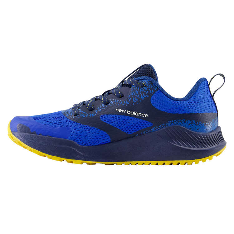 New Balance FF Nitrel V5 GS Kids Trail Running Shoes Blue US 4, Blue, rebel_hi-res