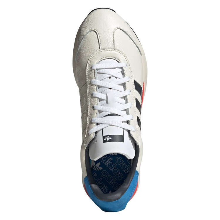 adidas Originals Country LXG Casual Shoes, White/Blue, rebel_hi-res
