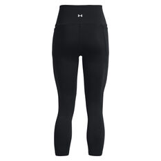 Under Armour Womens Meridian High Waist Ankle Tights, Black, rebel_hi-res