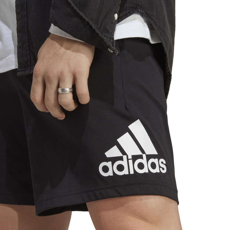 adidas Mens Essentials Big Logo Shorts, Black, rebel_hi-res