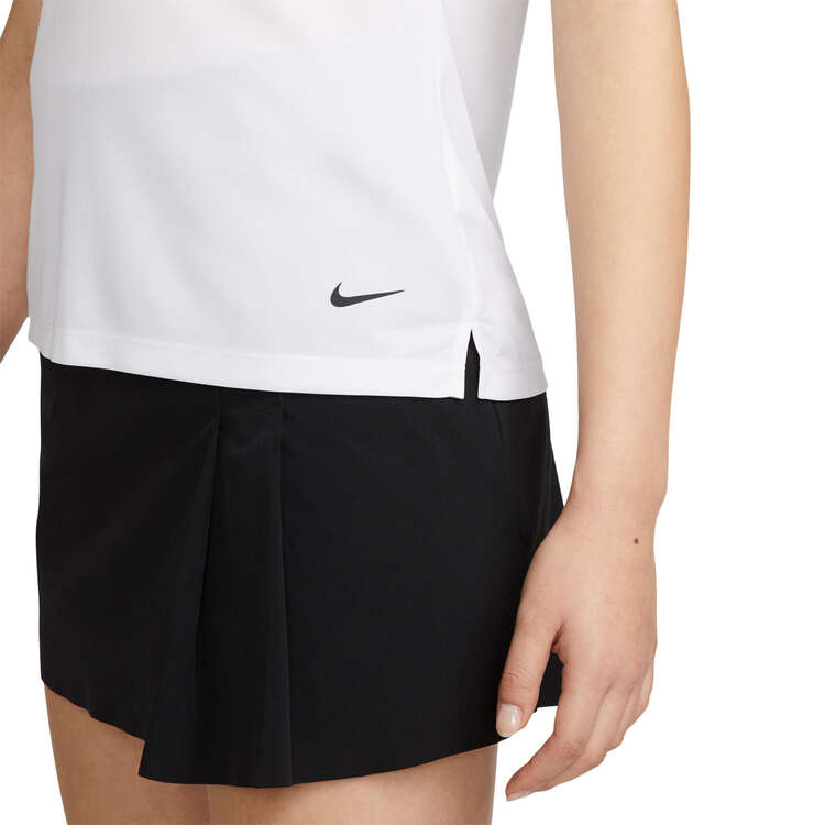 Nike Womens Dri-FIT Victory Golf Polo, White, rebel_hi-res