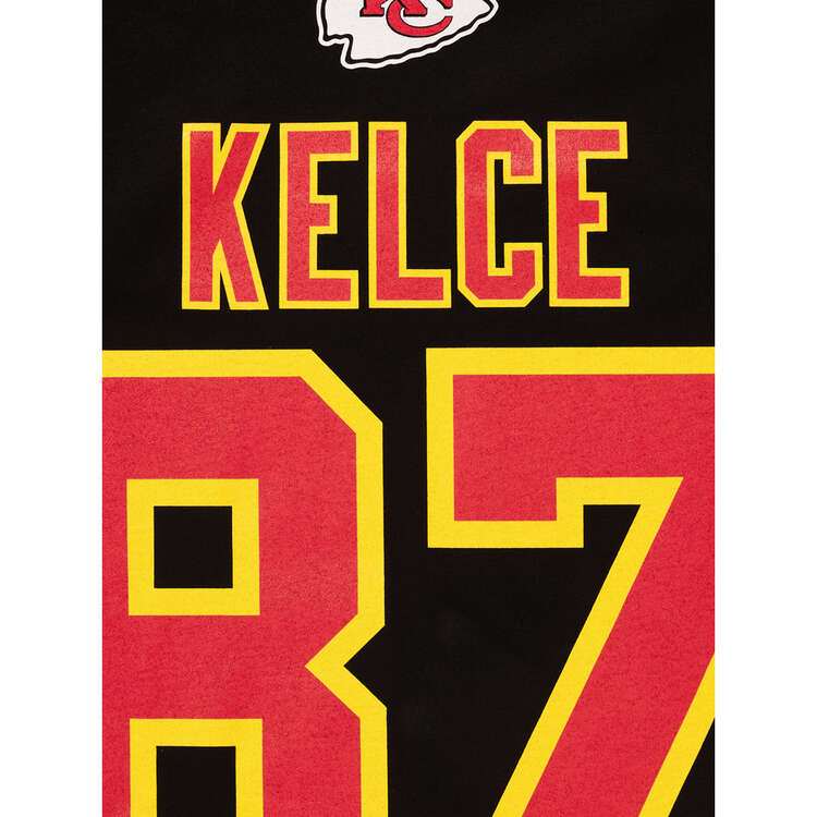 Kansas City Chiefs Travis Kelce Tee Black XS, Black, rebel_hi-res