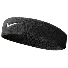 Nike Swoosh Headband Black / White OSFA, Black / White, rebel_hi-res