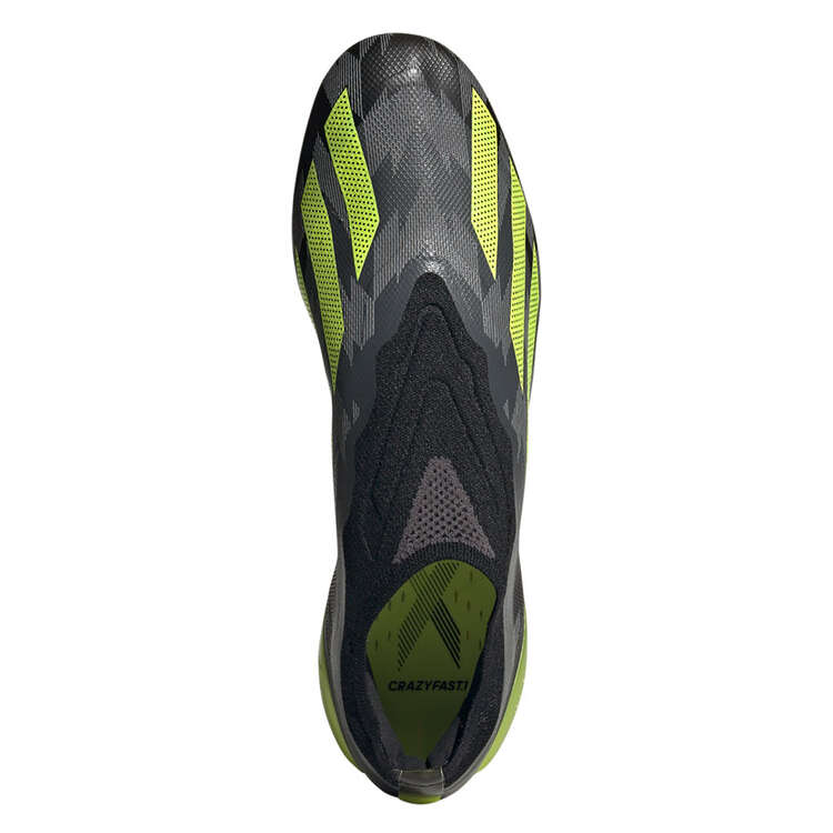 adidas X Crazyfast .1 Laceless Football Boots, Black/Yellow, rebel_hi-res
