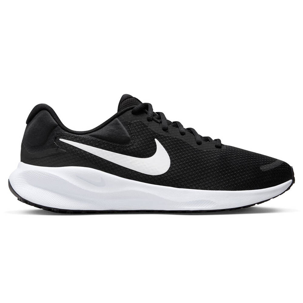 Nike Revolution 7 Mens Running Shoes Black/White US 11 | Rebel Sport