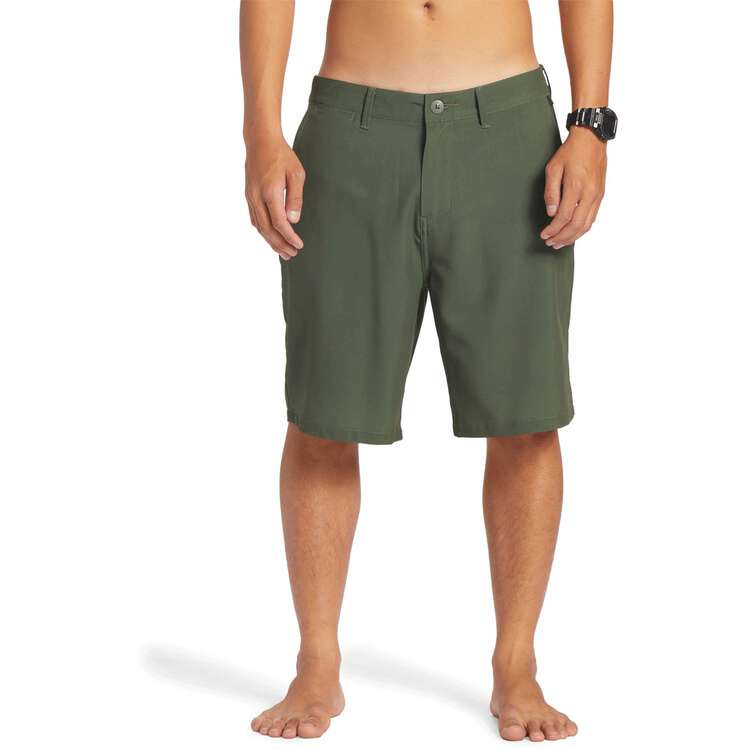 Quiksilver Mens Ocean Union Amphibian 19in Board Shorts Khaki 38 inch, Khaki, rebel_hi-res
