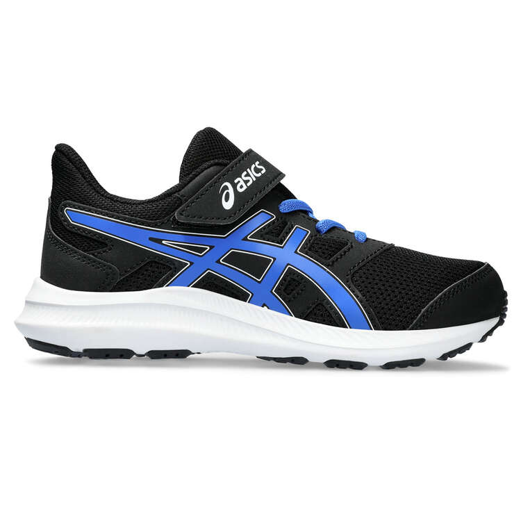 Asics Jolt 4 PS Kids Running Shoes, Black/Blue, rebel_hi-res