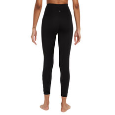 Nike Womens Yoga Dri-FIT High Waisted 7/8 Cut Out Tights Black XS, Black, rebel_hi-res