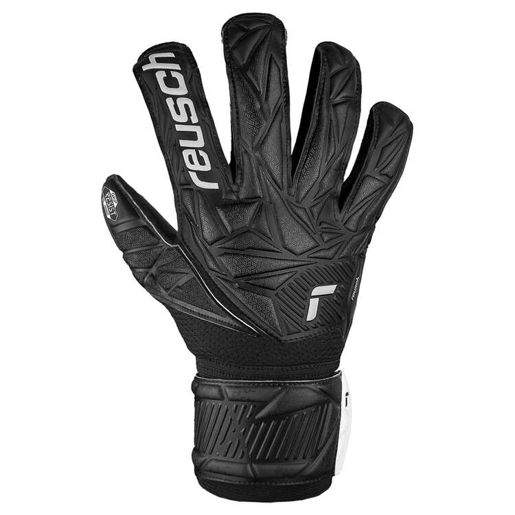 Reusch Attrakt Resist Goalkeeper Gloves, Black, rebel_hi-res