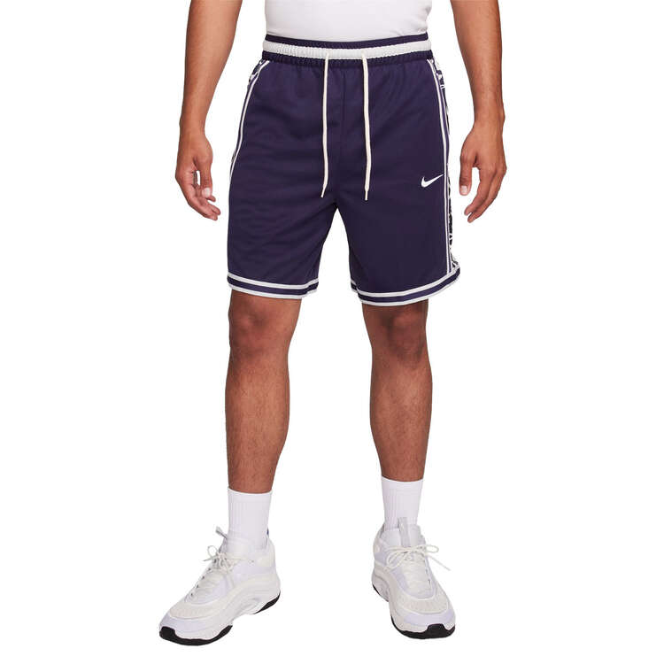 Nike Mens Dri-FIT DNA 8 Inch Basketball Shorts, Purple, rebel_hi-res