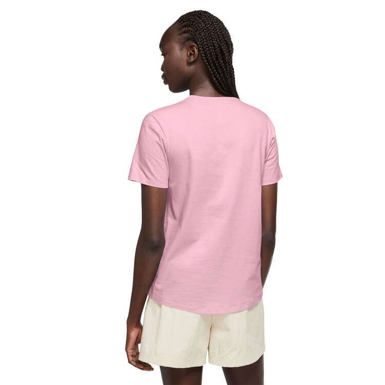Nike Womens Sportswear Club Essentials Tee, Pink/White, rebel_hi-res