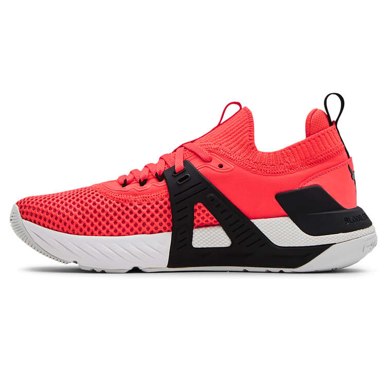 Under Armour Project Rock 4 Womens Training Shoes Red/Black US 6.5, Red/Black, rebel_hi-res