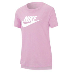 Nike Girls Sportswear Futura Tee Pink/White XS, Pink/White, rebel_hi-res