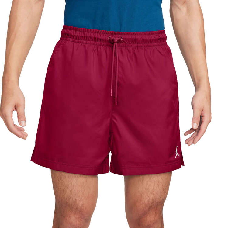 Jordan Mens Essentials 5" Poolside Shorts Red S, Red, rebel_hi-res