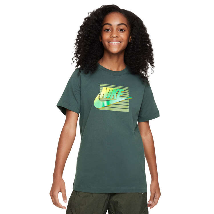 Nike Kids Sportswear Futuro Retro Tee Green XS, Green, rebel_hi-res