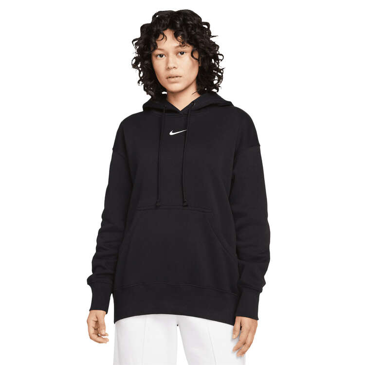 Nike Womens Phoenix Oversized Pullover Hoodie, Black, rebel_hi-res