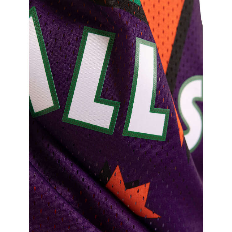 Mitchell & Ness All-Star Shaquille O'Neal 1994/95 Basketball Jersey, Purple, rebel_hi-res