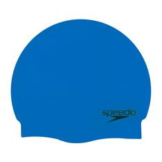 Speedo Plain Moulded Silicone Swim Cap, , rebel_hi-res