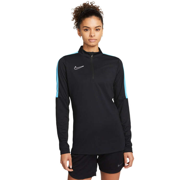Nike Womens Dri-FIT Academy 23 Drill Top, Black, rebel_hi-res