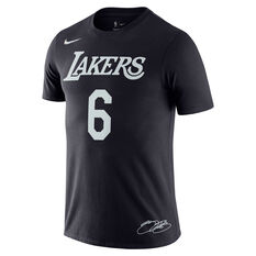 Nike Los Angeles Lakers LeBron James Mens MVP Tee, Black, rebel_hi-res