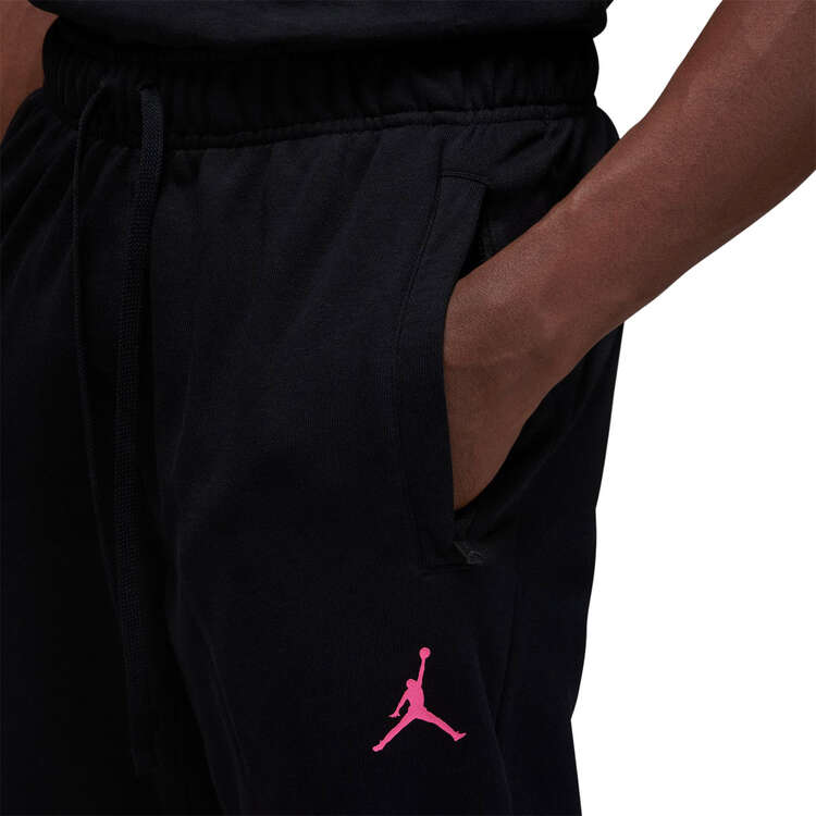 Jordan Mens Dri-FIT Mens Graphic Fleece Pants, Black, rebel_hi-res