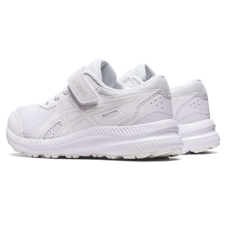 Asics Contend 8 PS Kids Running Shoes, White, rebel_hi-res
